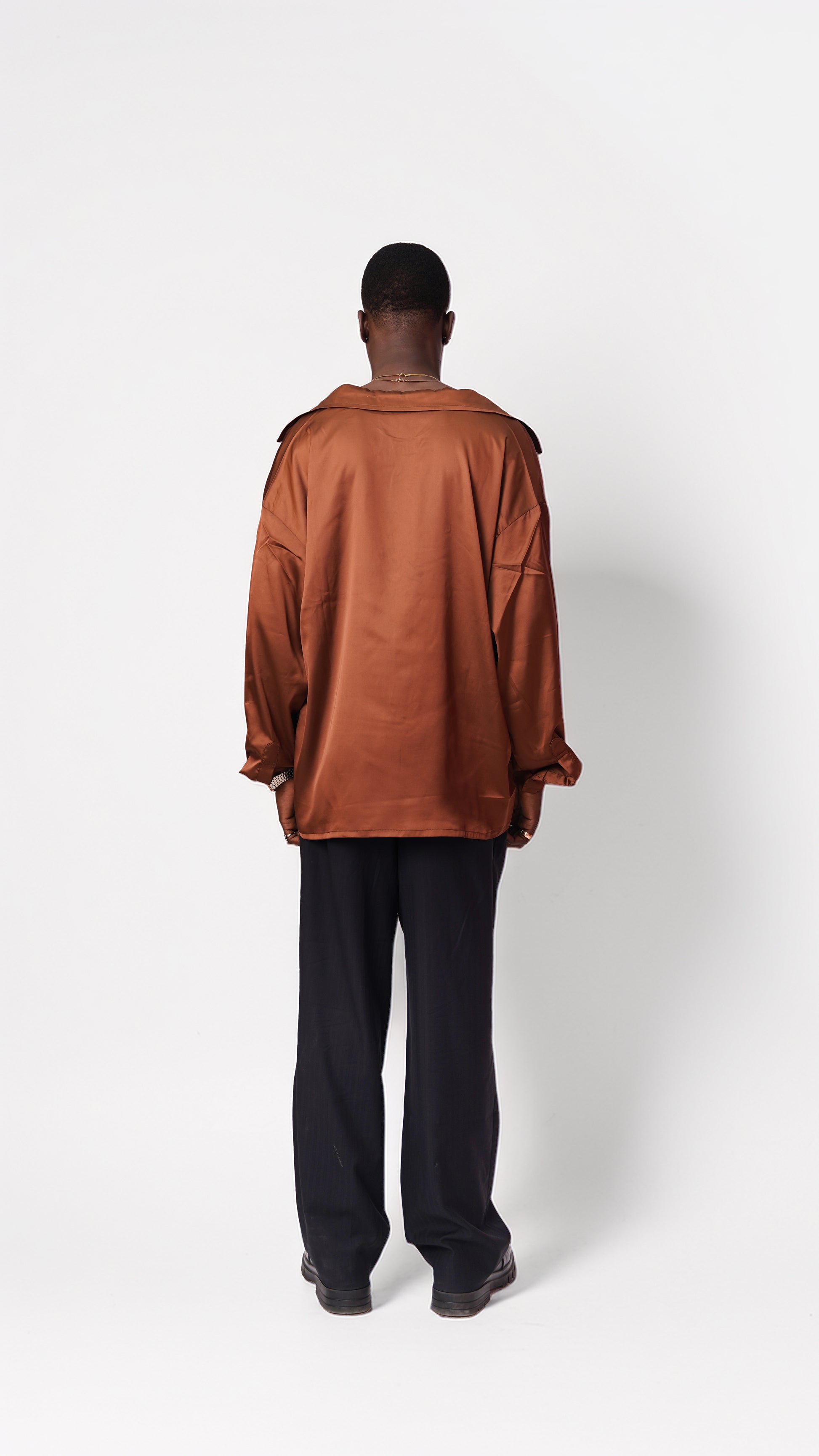 THE LUSTROUS COMFORT SATIN SHIRT