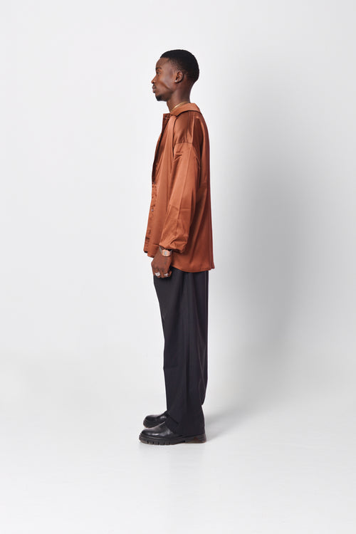 THE LUSTROUS COMFORT SATIN SHIRT